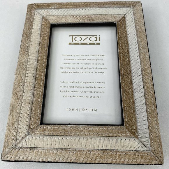 Tozai Home Accents Tozai Home Photo Picture 4x6 Frame Cowhide